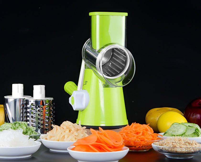 Round Mandoline Slicer – Multifunctional Vegetable, Potato & Cheese Cutter
