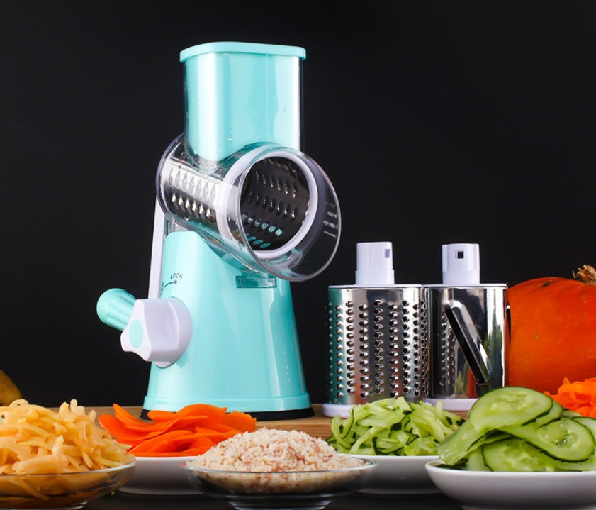 Round Mandoline Slicer – Multifunctional Vegetable, Potato & Cheese Cutter