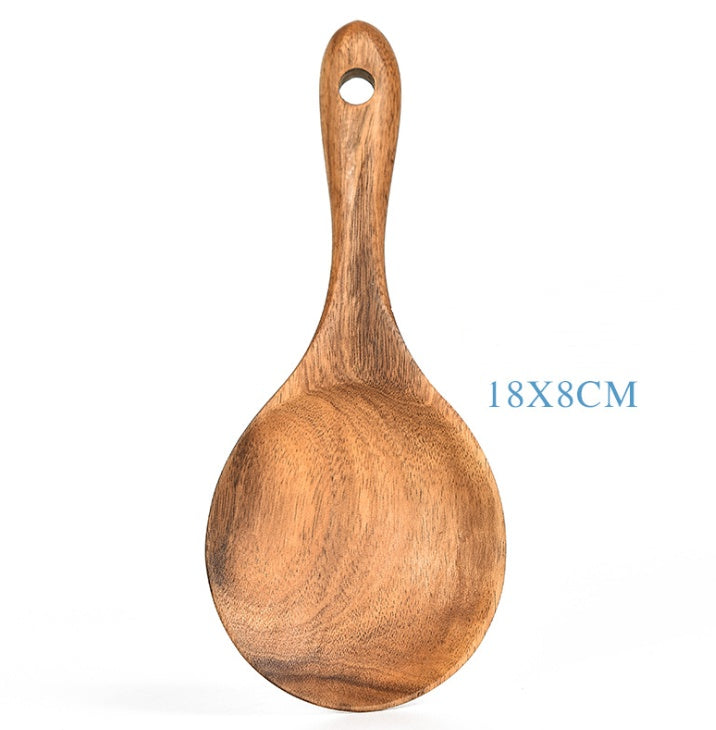 7-Piece Teak Wood Cooking Utensil Set – Handcrafted Kitchen Essentials