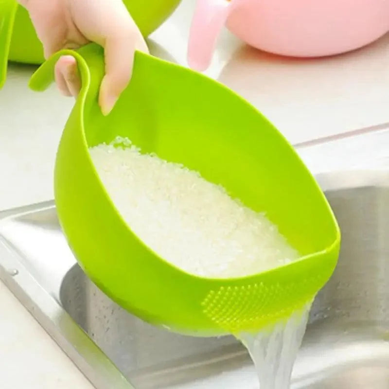 2-Pack Nordic Rice & Vegetable Washing Strainer – Food Grade Drain Basket
