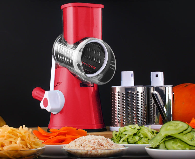 Round Mandoline Slicer – Multifunctional Vegetable, Potato & Cheese Cutter