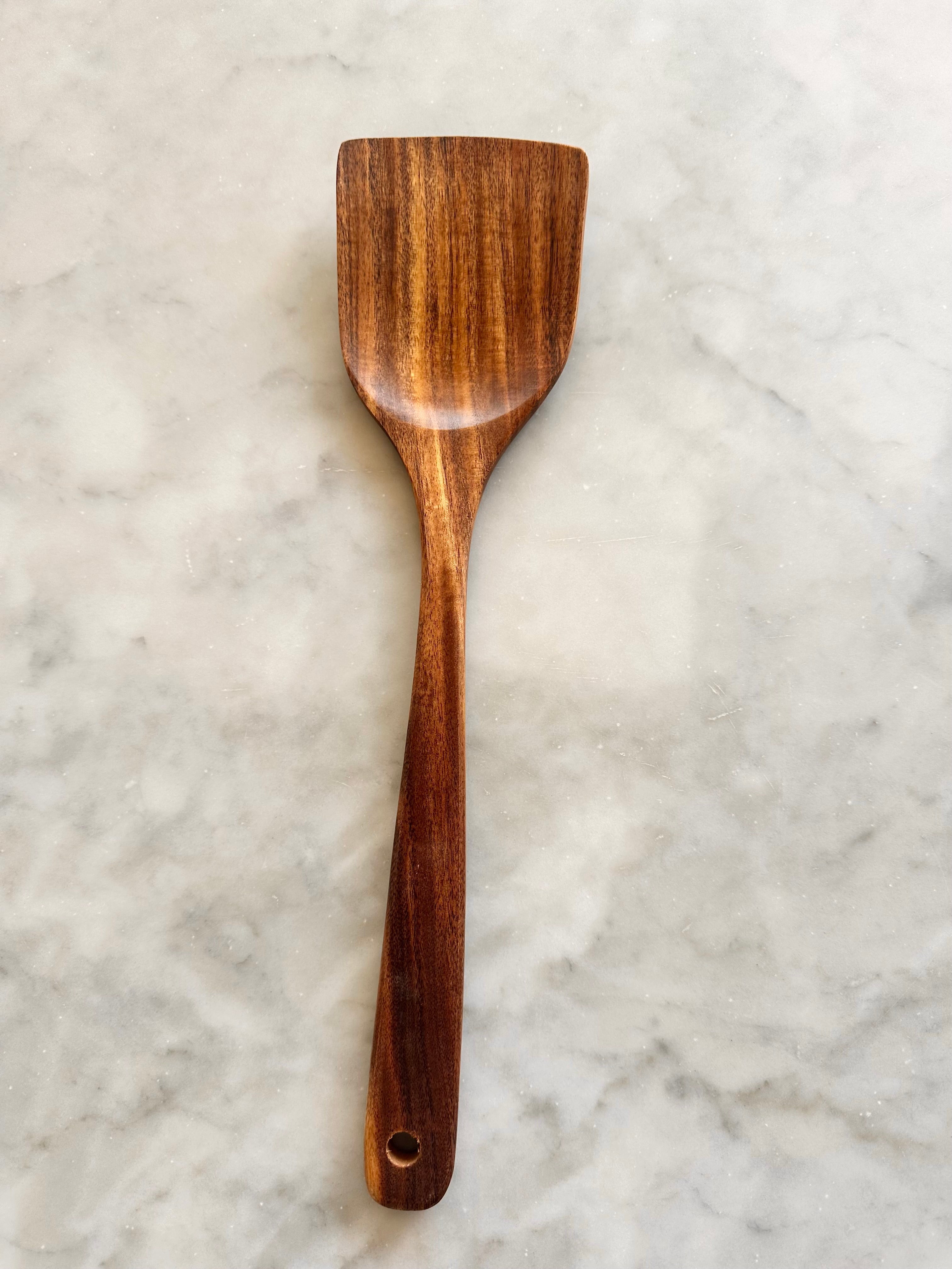 Nosara 4-Piece Teak Wood Kitchen Utensil Set – Natural Handcrafted Cooking Tools