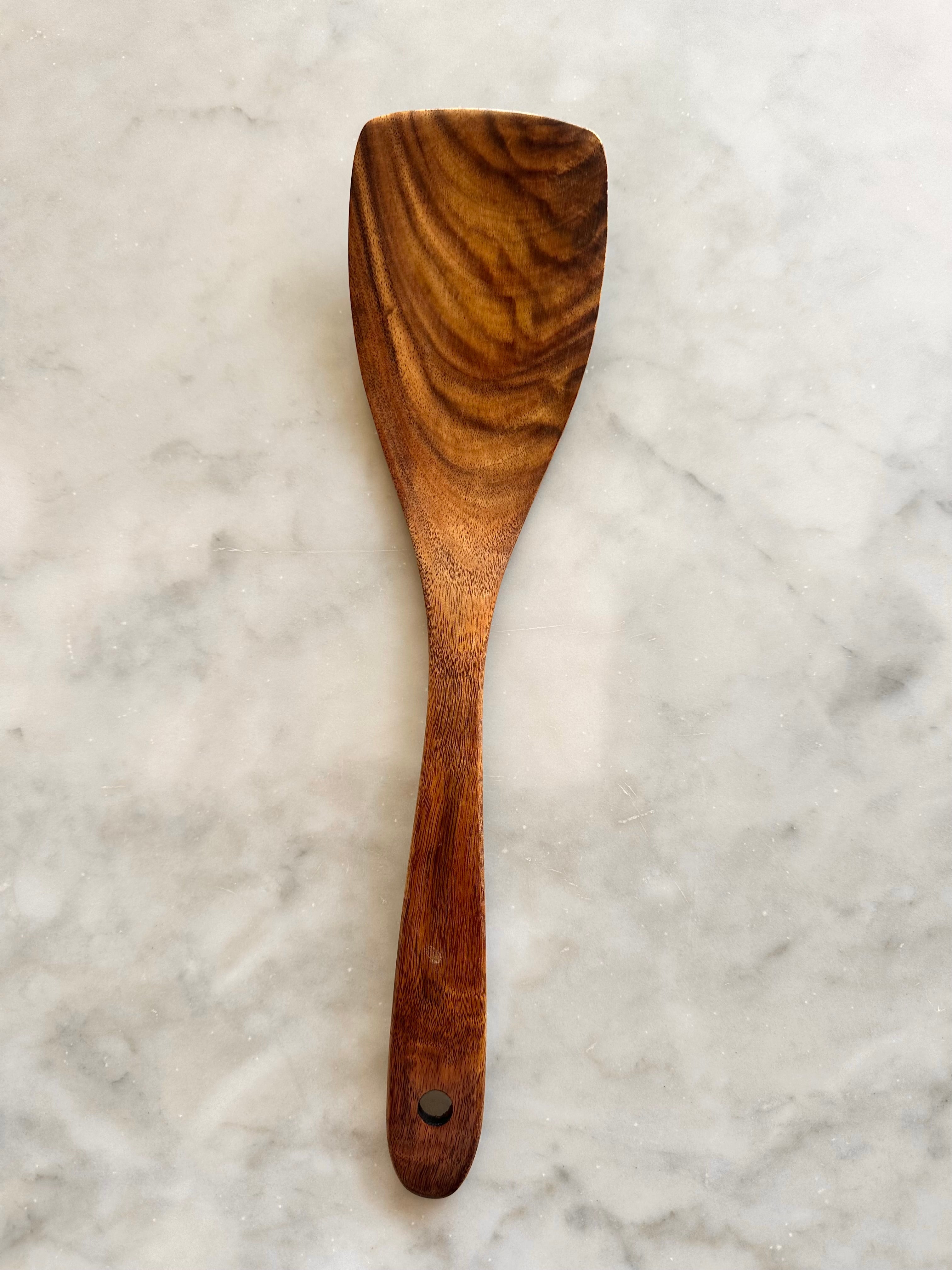 Nosara 4-Piece Teak Wood Kitchen Utensil Set – Natural Handcrafted Cooking Tools
