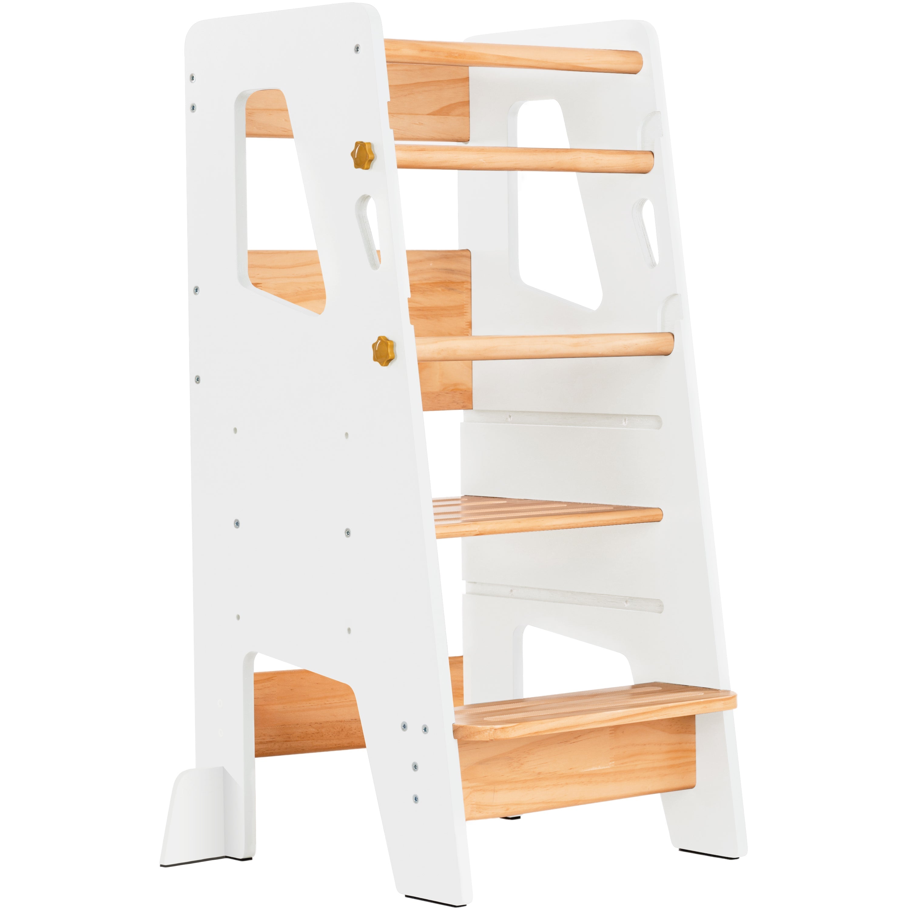 Adjustable Toddler Kitchen Helper Tower – Safety Learning Step Stool for Kids
