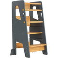 Adjustable Toddler Kitchen Helper Tower – Safety Learning Step Stool for Kids