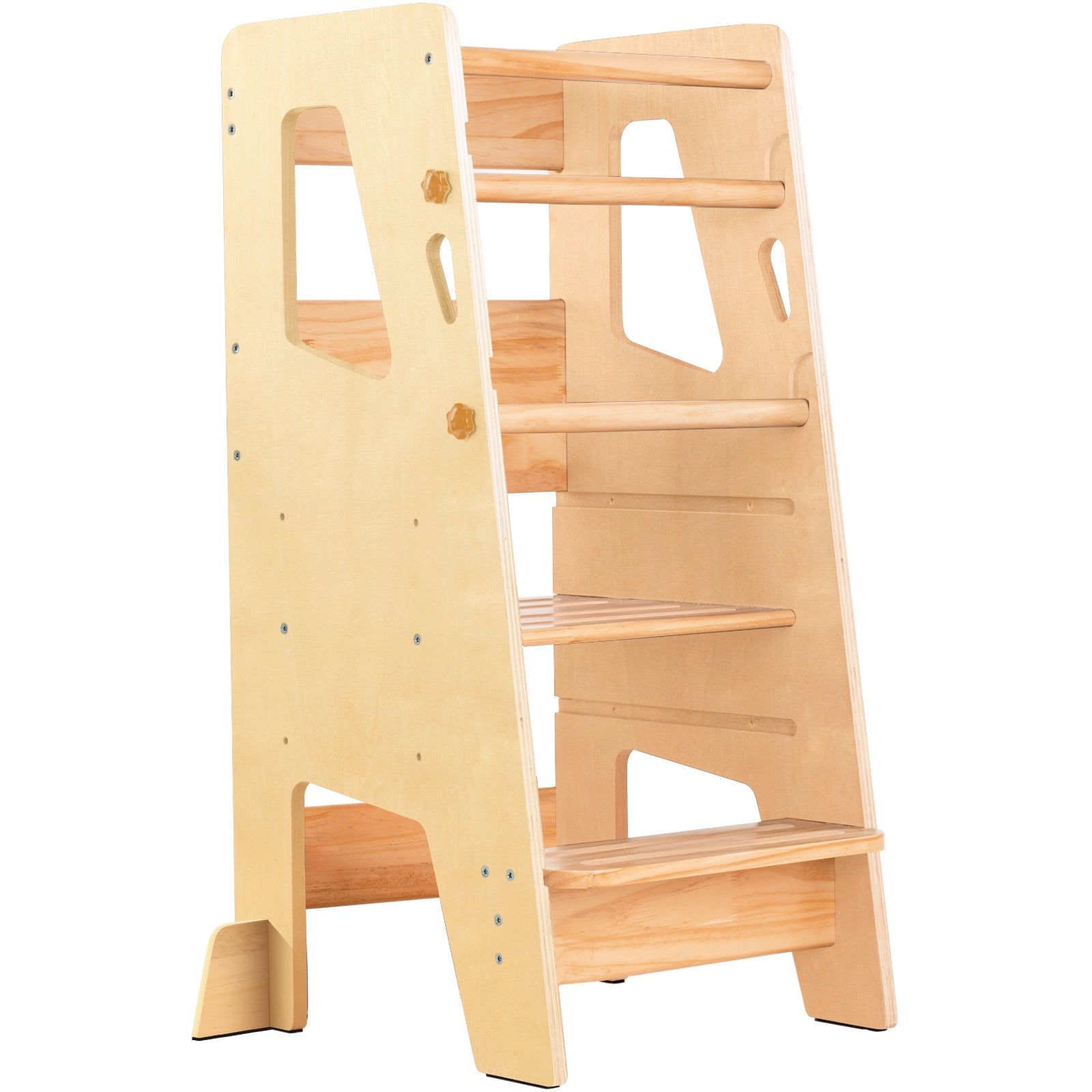 Adjustable Toddler Kitchen Helper Tower – Safety Learning Step Stool for Kids