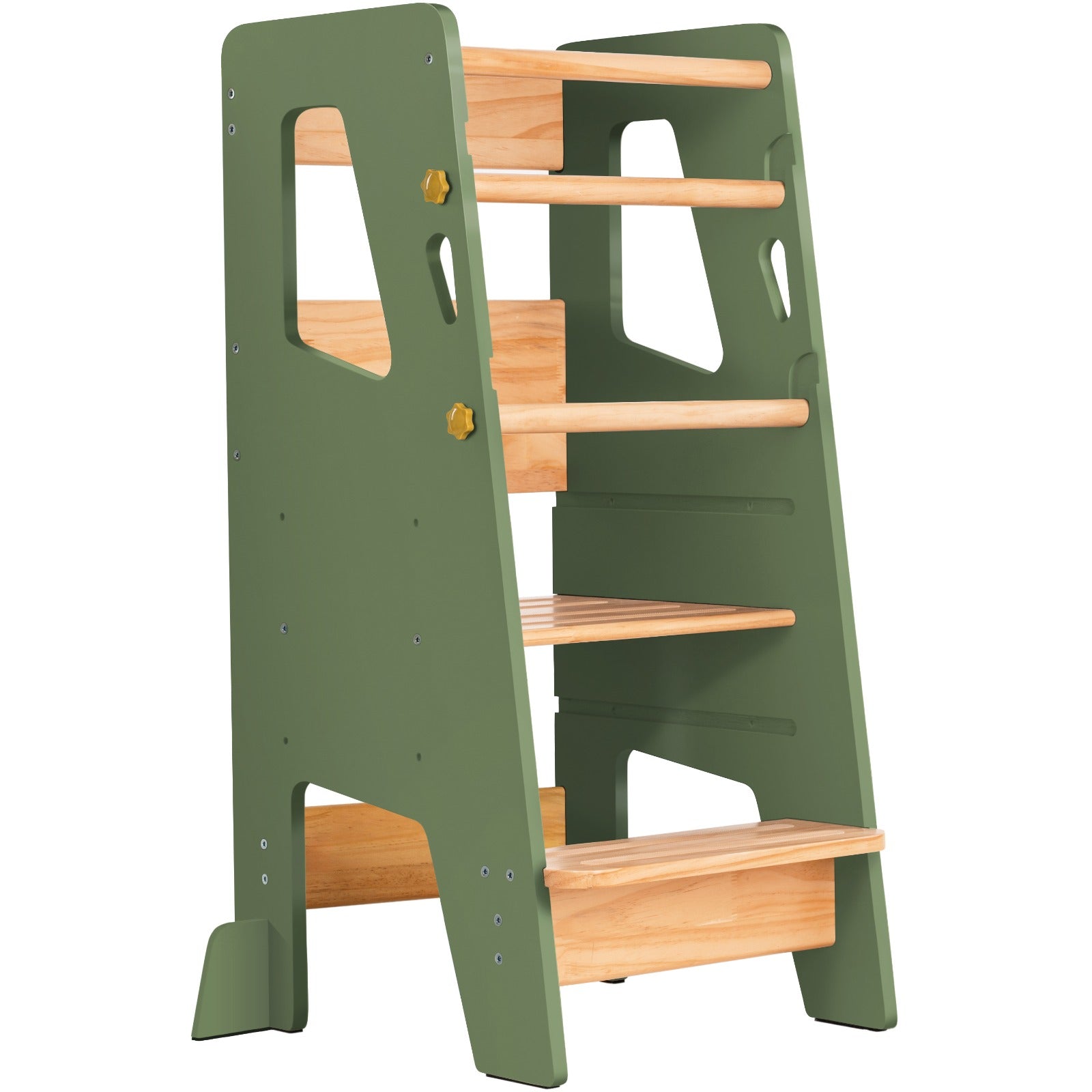 Adjustable Toddler Kitchen Helper Tower – Safety Learning Step Stool for Kids