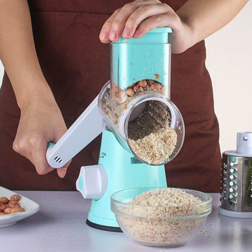Round Mandoline Slicer – Multifunctional Vegetable, Potato & Cheese Cutter