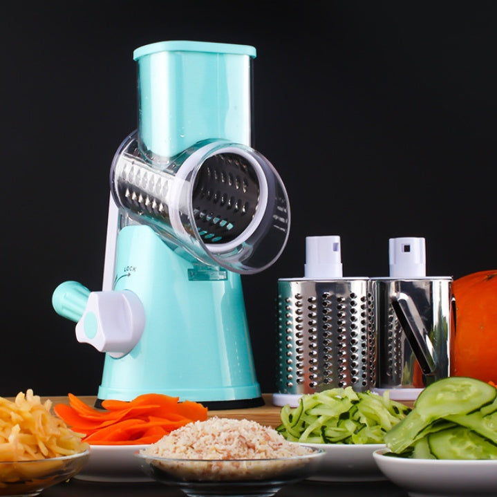Round Mandoline Slicer – Multifunctional Vegetable, Potato & Cheese Cutter