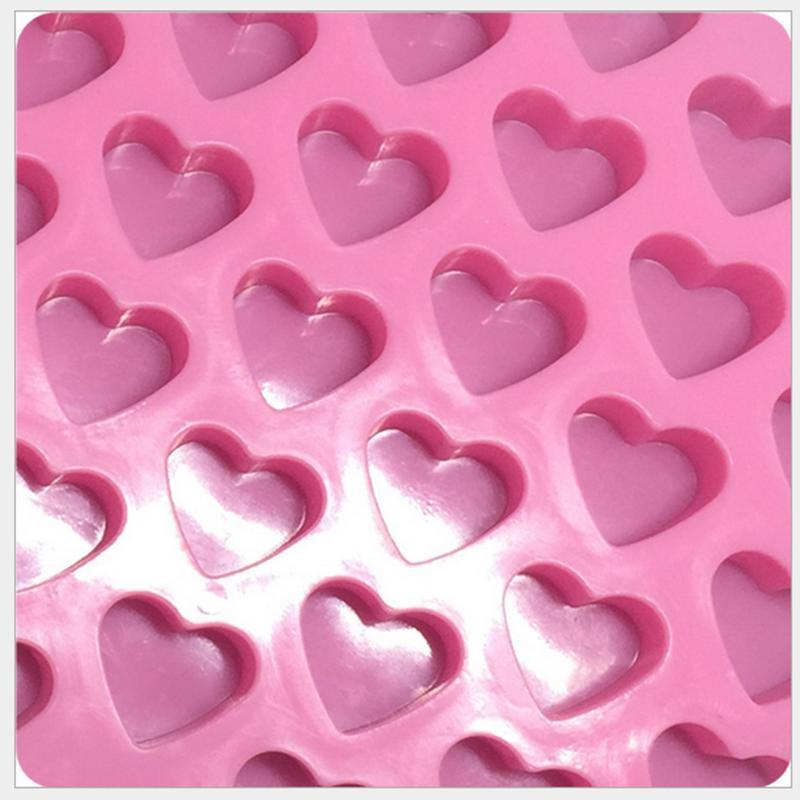 Heart-Shaped Silicone Baking Mold – Chocolate, Candy, Jelly & Cake Molds