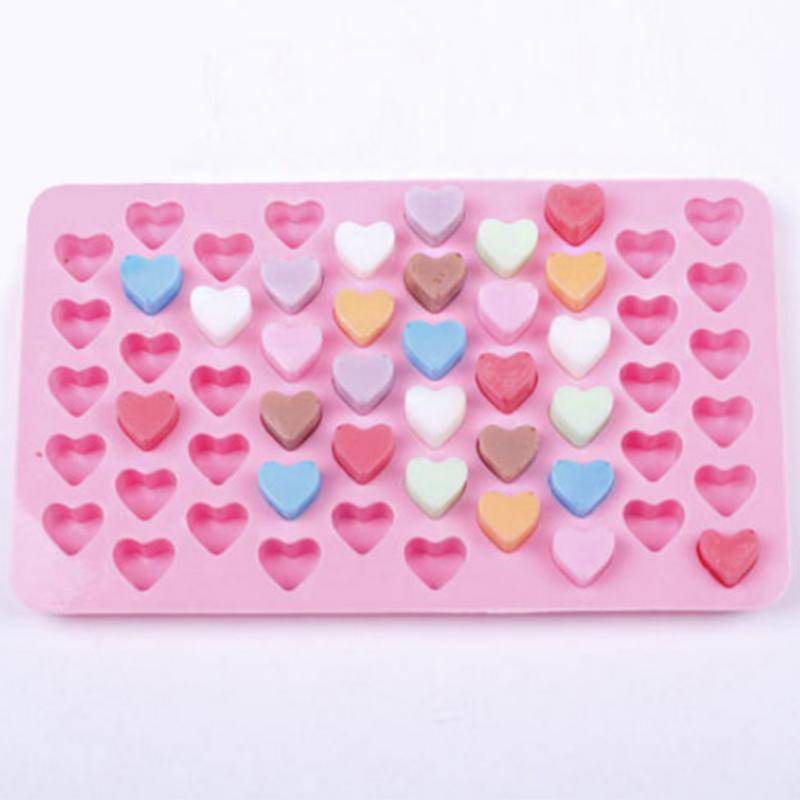 Heart-Shaped Silicone Baking Mold – Chocolate, Candy, Jelly & Cake Molds