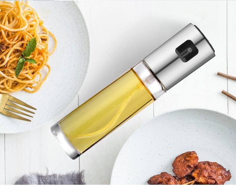 Olive Oil Spray Bottle Dispenser – Mister for Cooking, BBQ, Salad & Baking