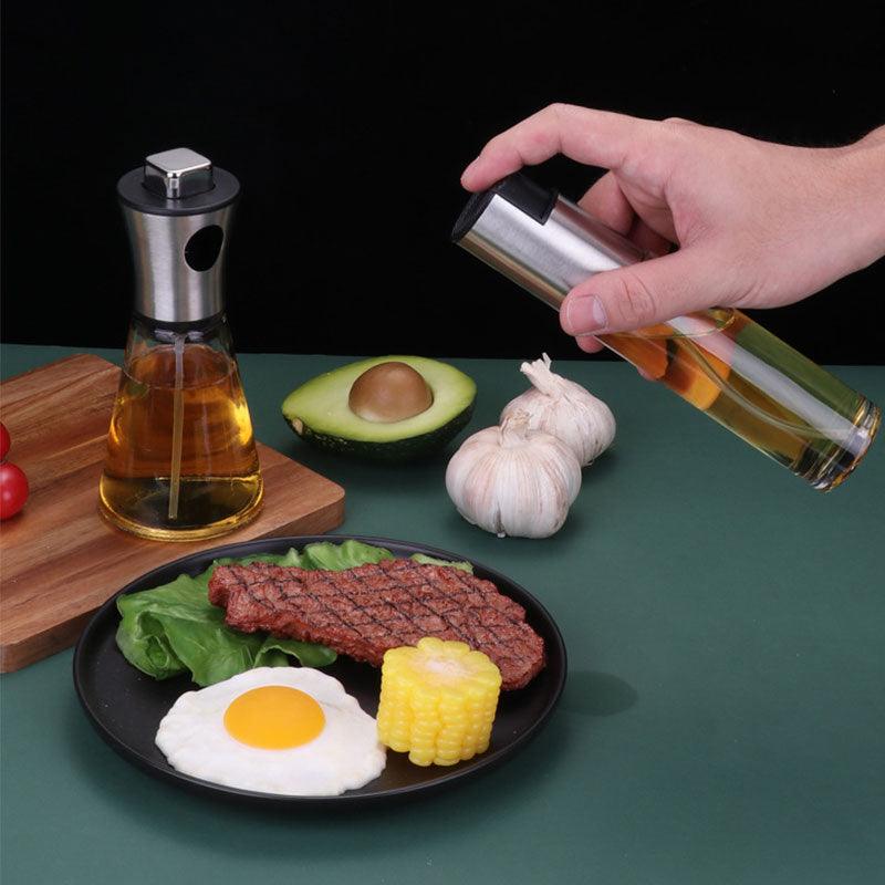 Olive Oil Spray Bottle Dispenser – Mister for Cooking, BBQ, Salad & Baking