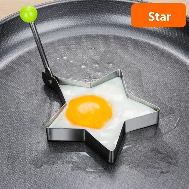 Stainless Steel Egg Ring Molds – Fun Shape Fried Eggs & Pancakes