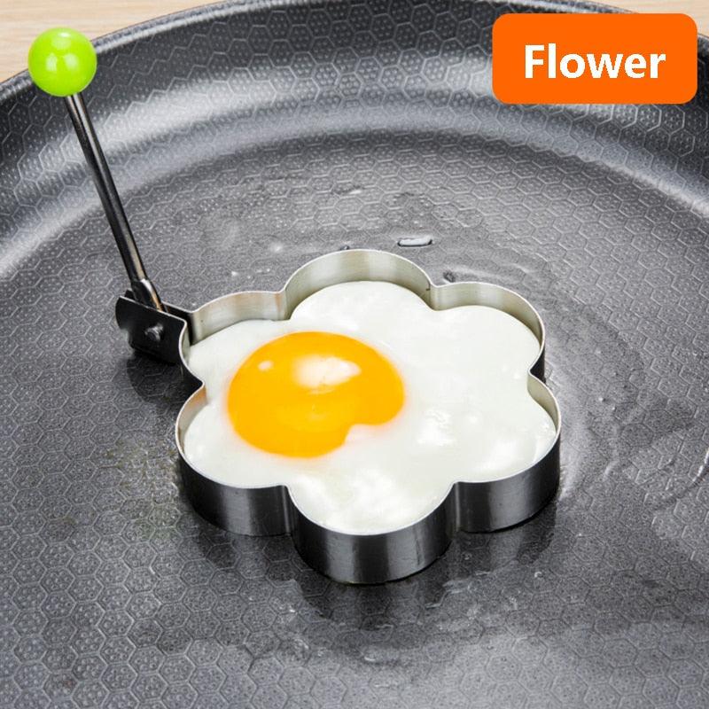 Stainless Steel Egg Ring Molds – Fun Shape Fried Eggs & Pancakes