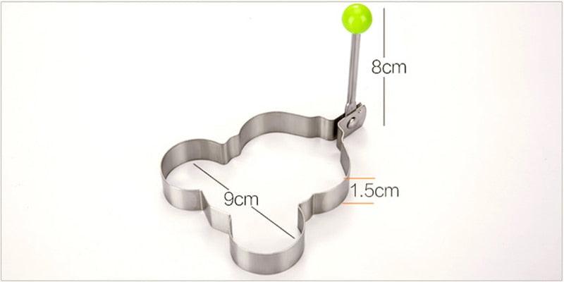 Stainless Steel Egg Ring Molds – Fun Shape Fried Eggs & Pancakes