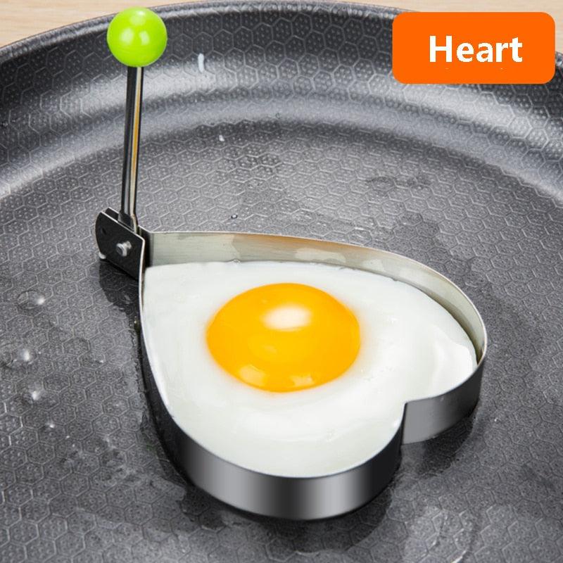 Stainless Steel Egg Ring Molds – Fun Shape Fried Eggs & Pancakes