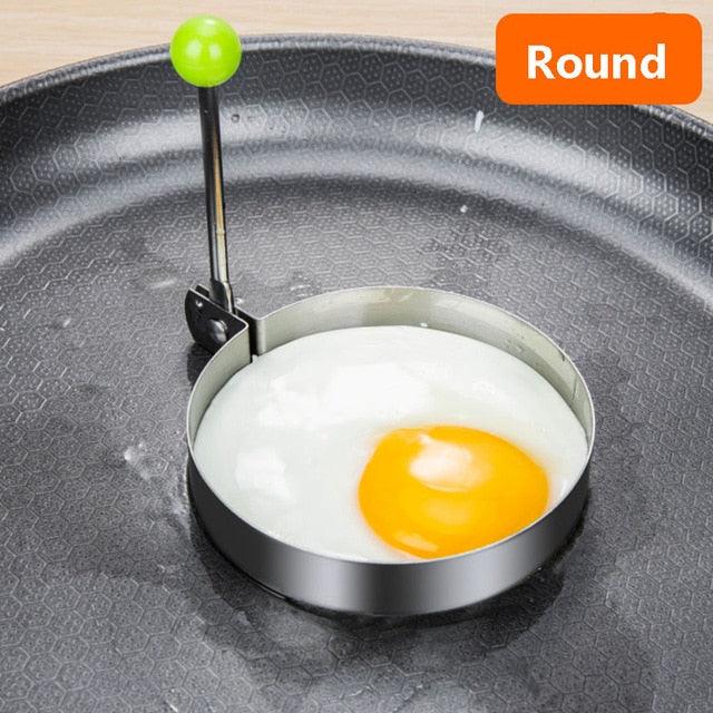 Stainless Steel Egg Ring Molds – Fun Shape Fried Eggs & Pancakes